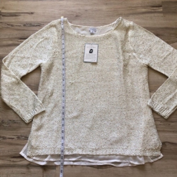BNWT!! Lightweight Knit Sequin Jaclyn Smith Sweater - Picture 8 of 9